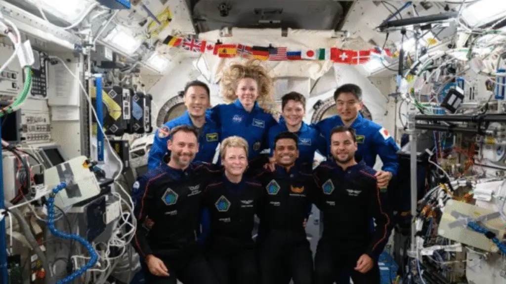"Indian astronaut Subhanshu Shukla aboard ISS"