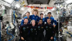 "Indian astronaut Subhanshu Shukla aboard ISS"