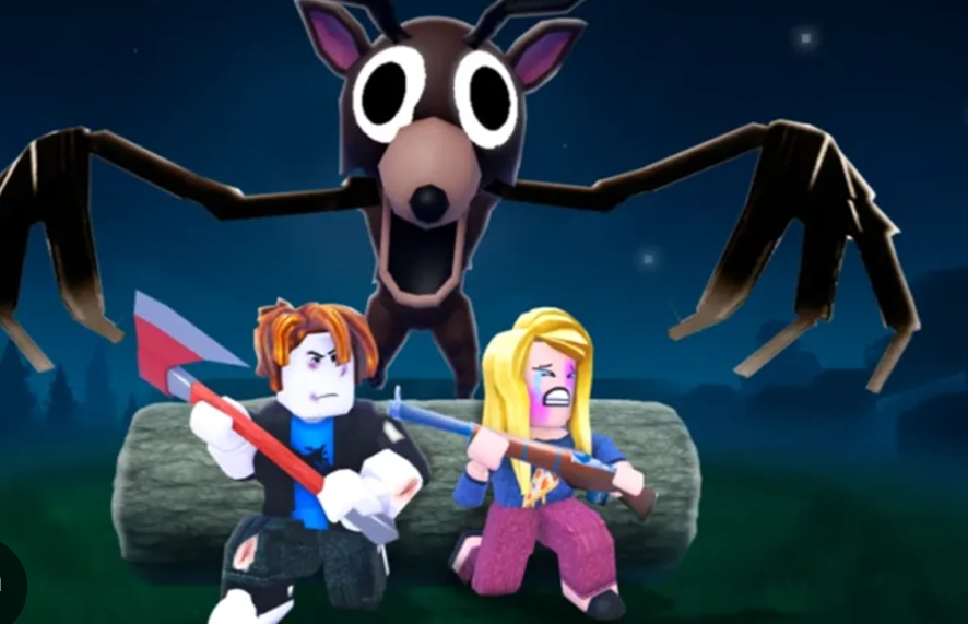 99 Nights in the Forest mystery — dark forest with moonlight